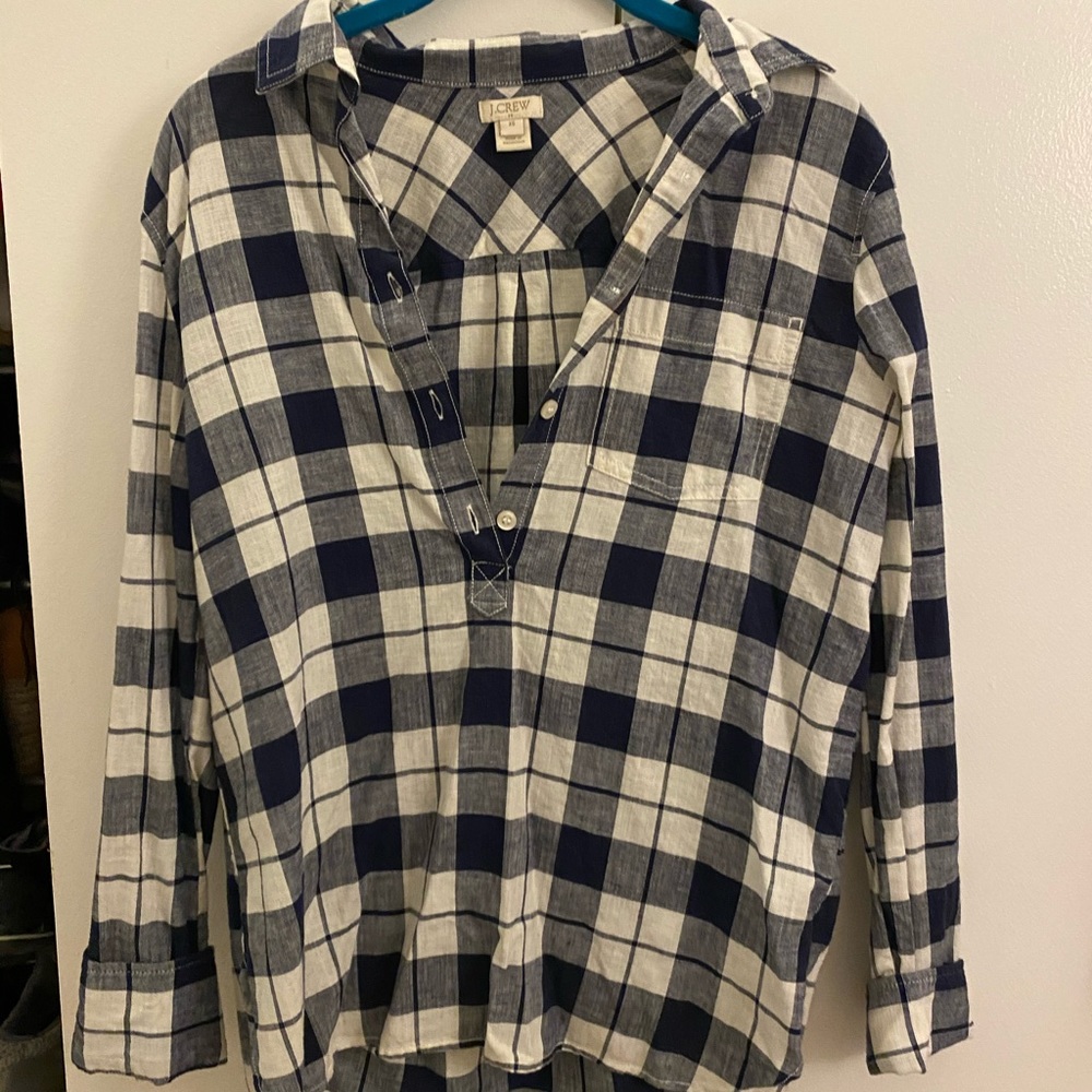 Jcrew Half button up